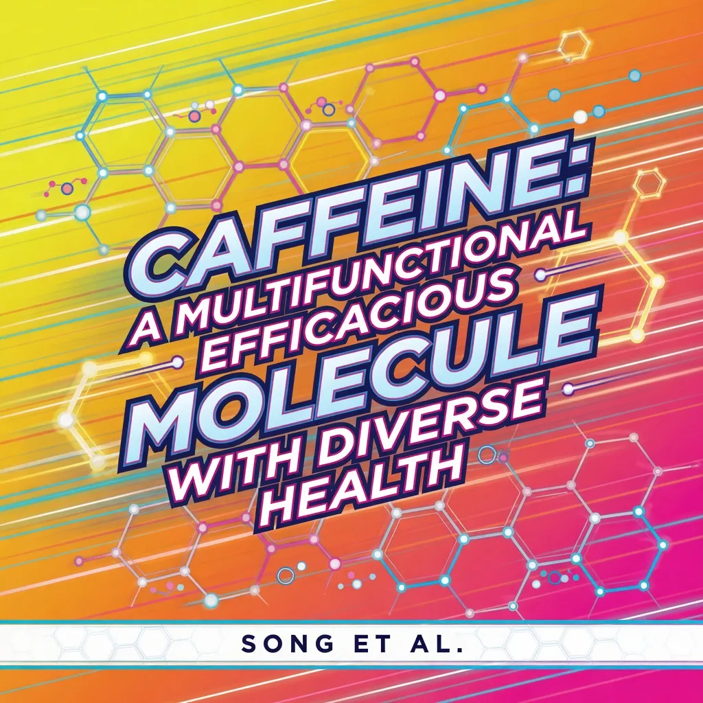 Cover art for a paper on caffeine as a multifunctional molecule