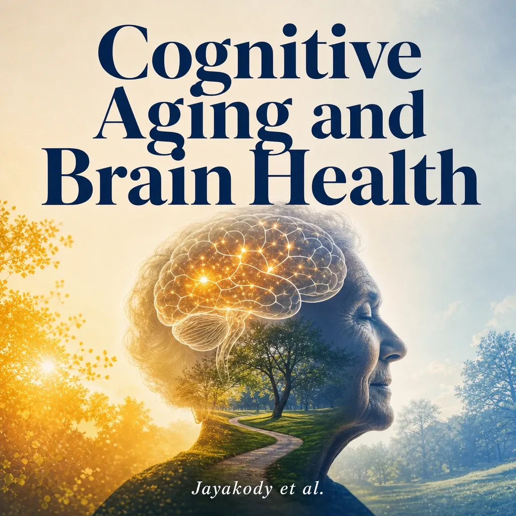 Cover art for a paper on cognitive aging and brain health