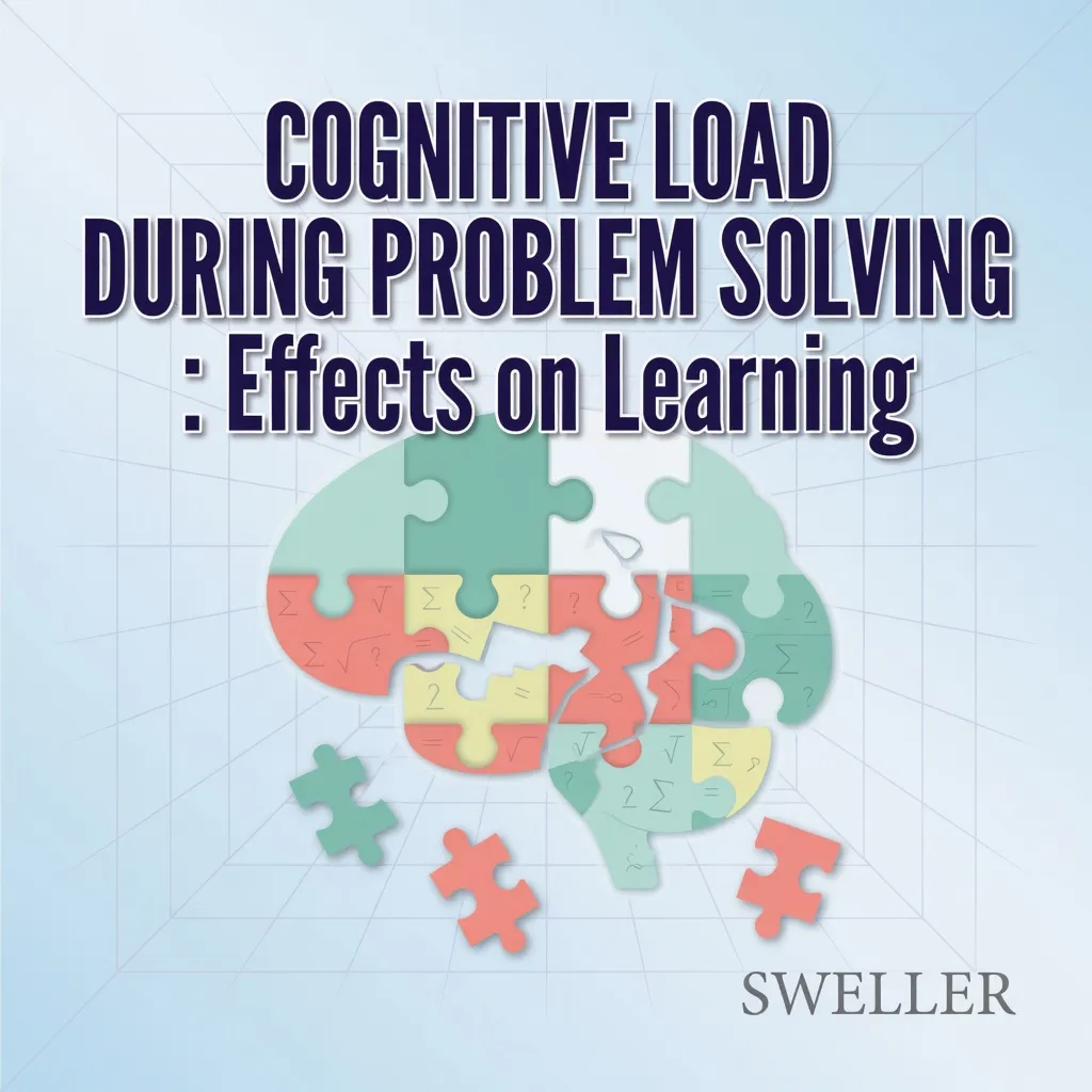 Cover art for a paper on cognitive load