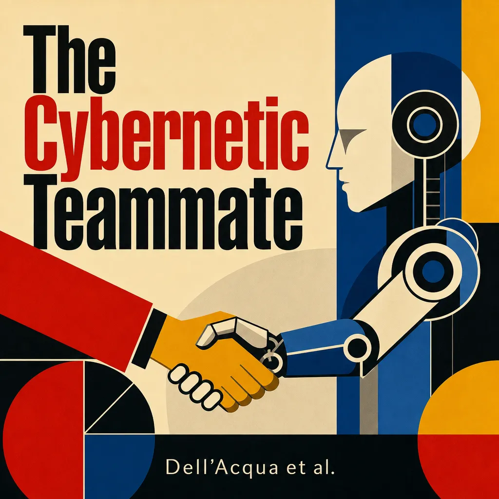 Cover art for a paper on AI as a teammate
