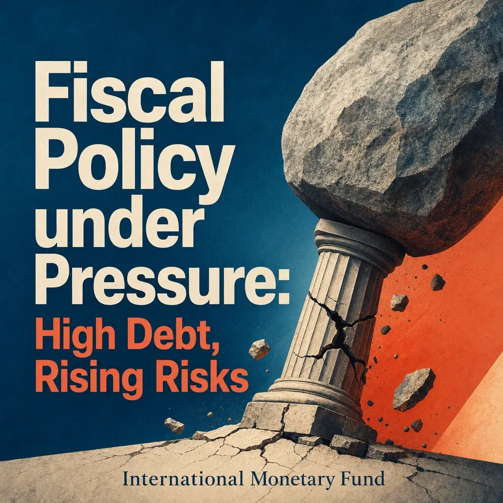 Cover art for a report on fiscal policy under high debt