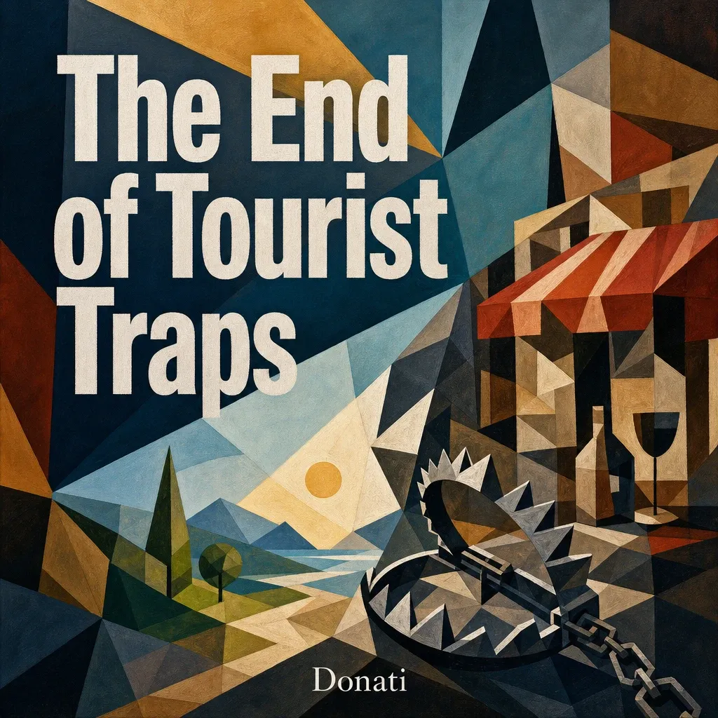 Cover art for a paper on review platforms and the end of tourist traps